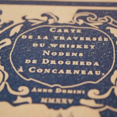 6 ESTAMPE Carte du Monde Celtique 30x40 cm