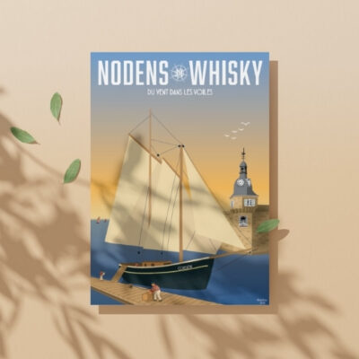 11 AFFICHE Nodens Whisky Inspiration Marine 29,7x42 cm