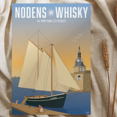 13 AFFICHE Nodens Whisky Inspiration Marine 29,7x42 cm